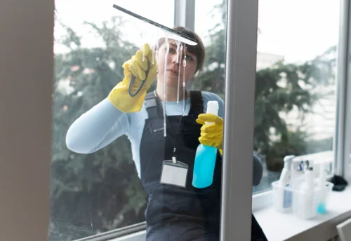 Nettoyage de vitres intérieures et extérieures à la Cambe